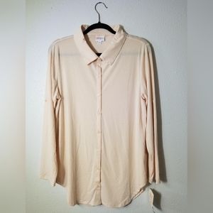 Lularoe Valentina large button up